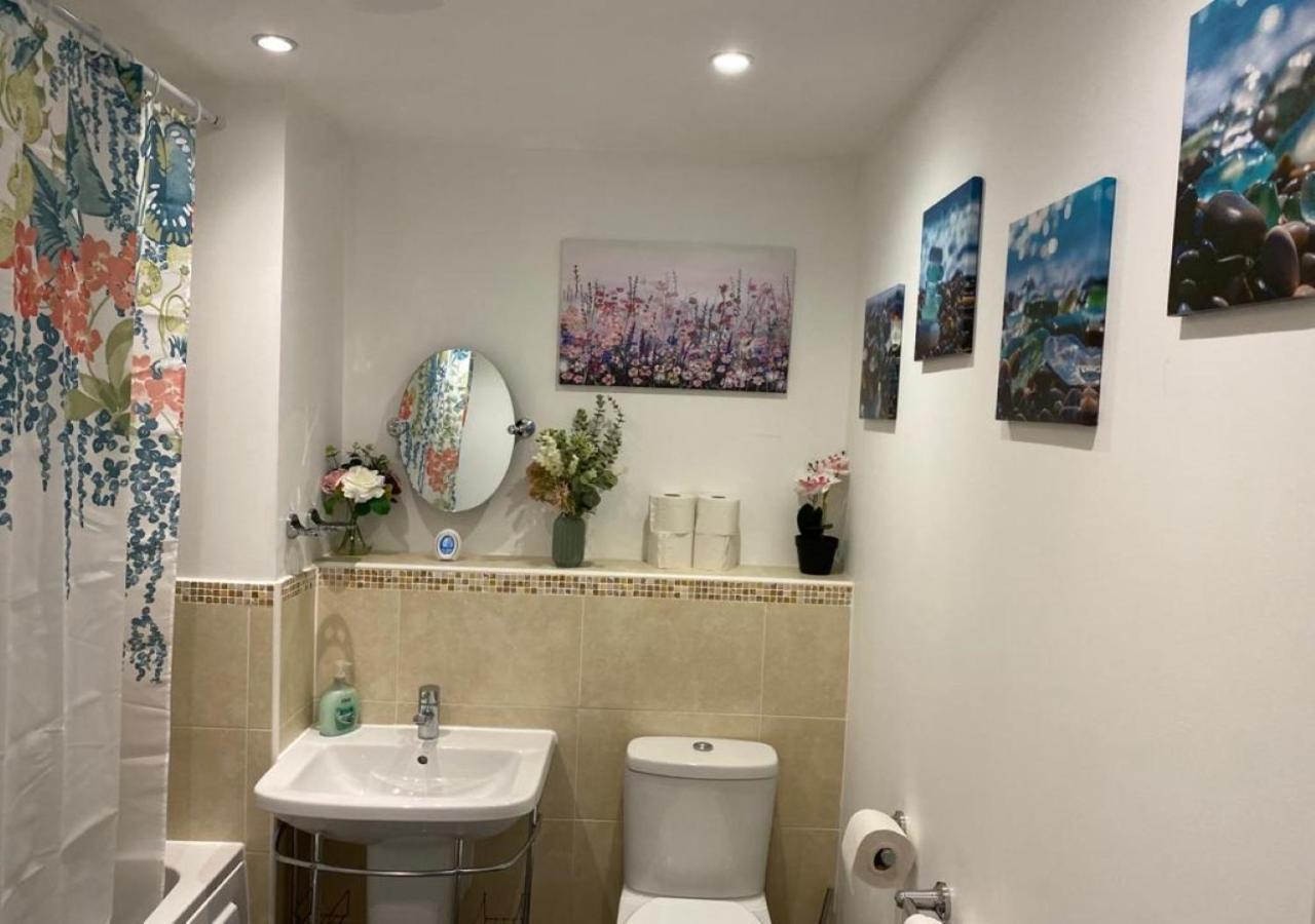 Apartemen Contemporary, Cosy & Homely 2 Bed With High-speed Wifi, Terrace & Free Parking Overlooking Stourbridge Common Park & Coldham's Brook *